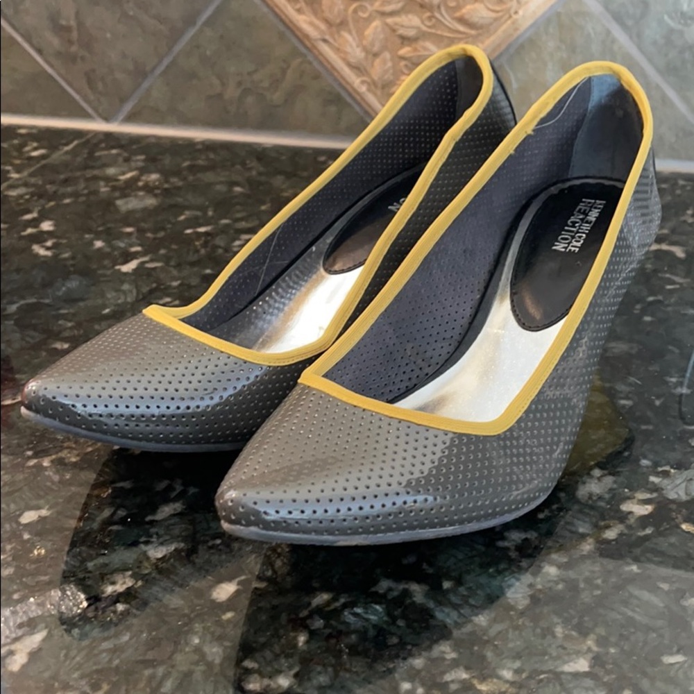 Kenneth Cole Reaction Patent Wedge Pumps